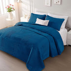 Whale Flotilla Ultra Soft Queen Quilt Bedding Set, Lightweight - Image 8