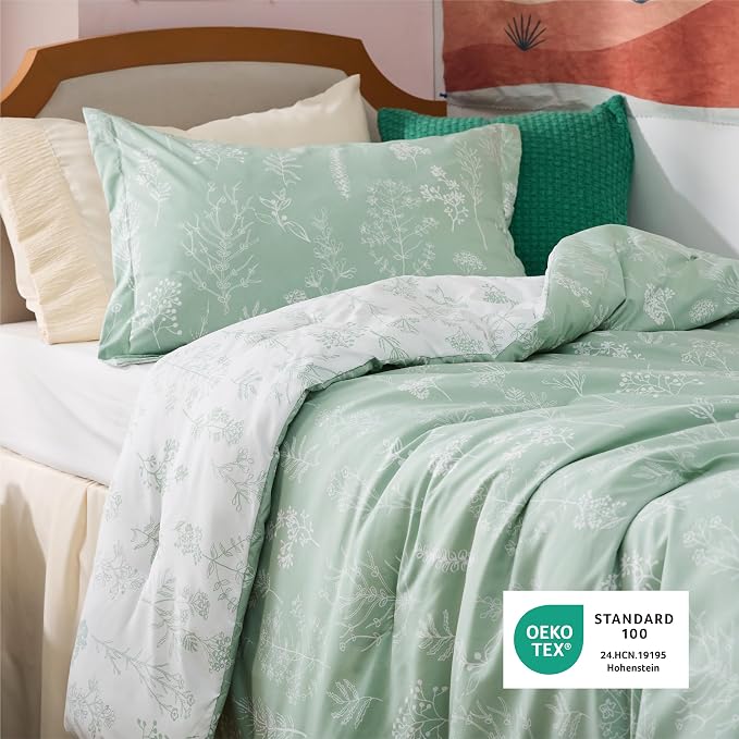 Bedsure Sage Green Twin/Twin XL Comforter Set - Image 5