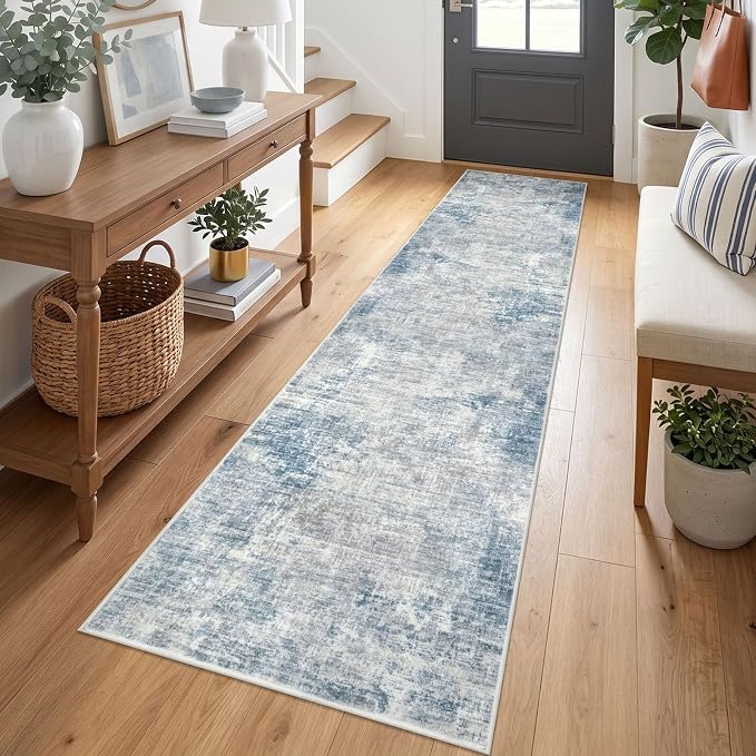 Abstract Runner Rug 2x7 Ft Washable Runners by iOhouze