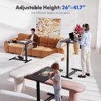 FLEXISPOT H7 32" Pneumatic Height-Adjustable Overbed Table - Image 3