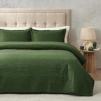 Hansleep Olive Green Quilt Queen Size - Image 2