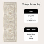 2x8 Washable Hallway Runner Rug - Image 8