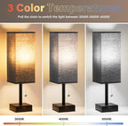 Bedside Lamp for Bedroom Set of 2 - Image 3