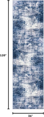 Abstract Runner Rug 3x10 Ft Washable Runners - Image 2