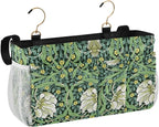 Bedside Caddy for Dorm Bed Bedside Hanging Caddy Bag Iron Frame Storage - Image 2