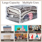 Shappy 6 Packs Clear Plastic Storage Bags - Image 7