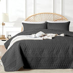 akkialla Full/Queen Size Quilt Bedding Set, Modern Style Geoetric Pattern by akkialla