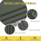 NICETOWN Dark Mallard Blackout Curtains - Image 4