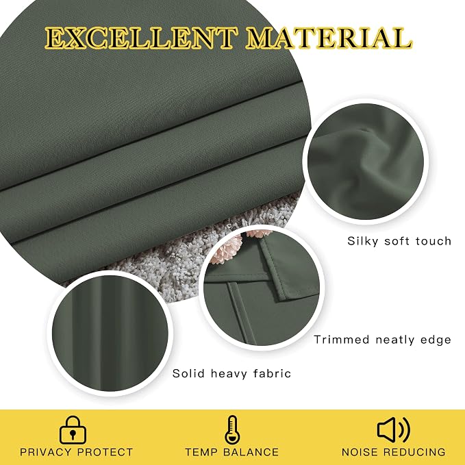 NICETOWN Living Room Curtains 84 inch Long - Image 5