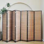 7 Panel Bamboo Room Divider - Image 3