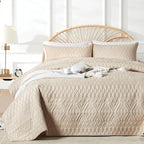 akkialla King/Cal King Size Quilt Bedding Set, Modern Style Geometric Pattern by akkialla