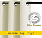 NICETOWN Blackout Curtains & Drapes 84 inch Long - Image 3
