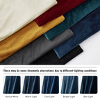 RYB HOME Velvet Curtains 120 inches Long, Extra Long High Ceiling Curtains | - Image 7