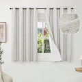Linen Blackout Curtains 54 Inches by Lajode