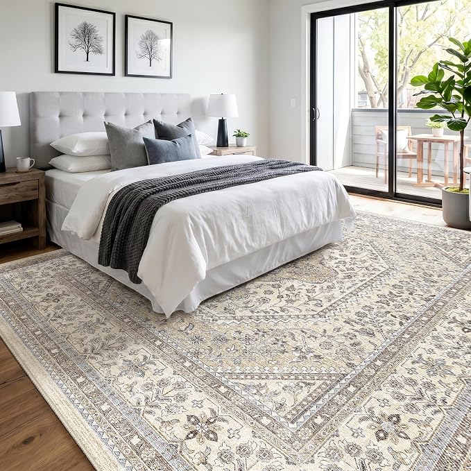 Puino 11x11 Square Washable Area Rug - Image 2