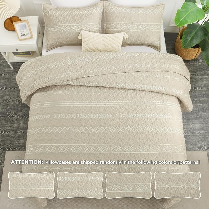 Beige Quilts Queen Size - Image 7