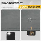 Yakamok 100% Blackout Curtains for Bedroom 84 Inch Length, Light Blocking Drapes - Image 2