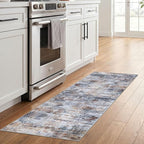 Abstract Runner Rug 2x6 Ft Washable Runners - Image 3