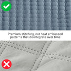 Queen Quilt-Lightweight Bedspreads Blue Queen Size Quilt Bedding Set | Soft - Image 4