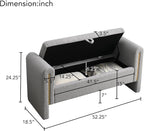Modern Teddy Fabric Bed End Bench - Image 2
