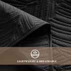 Exclusivo Mezcla 3-Piece King Quilt Bedding Set, Soft Microfiber Bedspreads | - Image 5