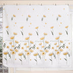 Dinjoy Twin Quilt Set, 2 Pieces Yellow Floral Bedspread Bedding Set | Mustard - Image 3