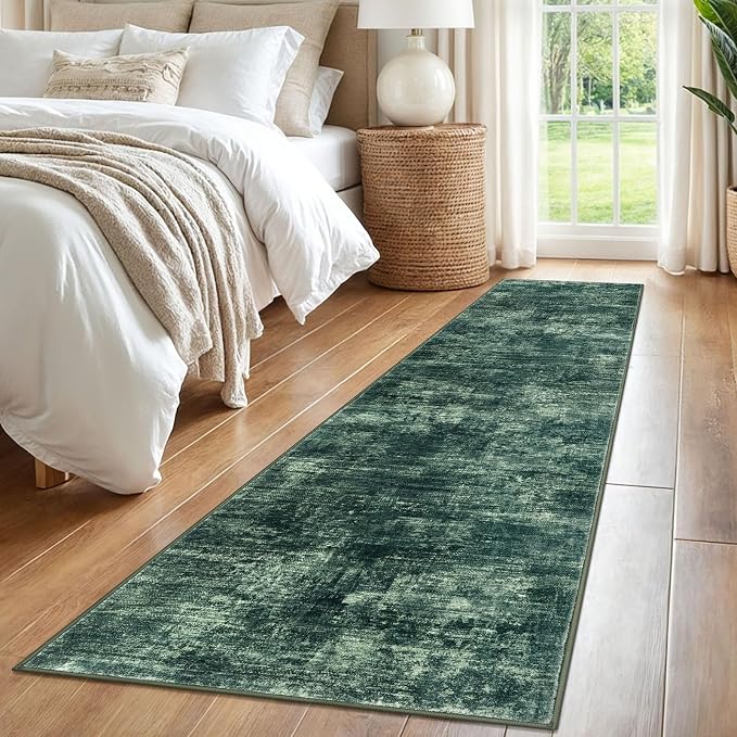 Abstract Runner Rug 2x8 Ft Washable Runners - Image 9