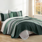 Cottolester Quilt Queen Size, All Seasons Microfiber Quilt Bedding Sets - Image 9