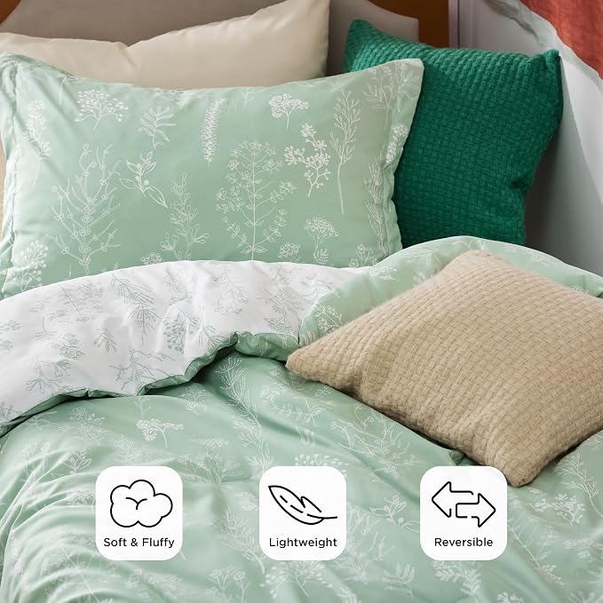 Bedsure Sage Green Twin/Twin XL Comforter Set - Image 6