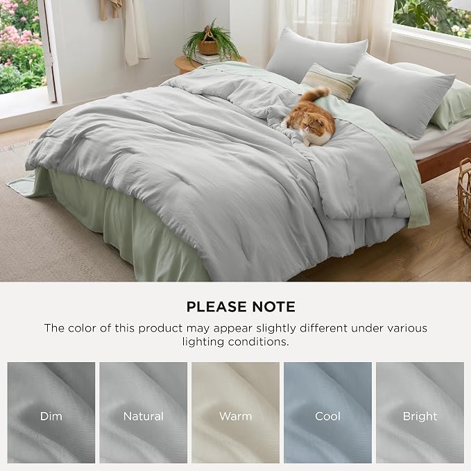 Bedsure California King Comforter Set, 3 Pieces GentleSoft Bed Set, 1 - Image 7