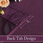 RYB HOME Velvet Room Darkening Curtains - Image 2