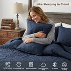 B2EVER Boho Quilt California King Size Bedding Set - Image 3