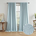 Extra Long 108 Inch Full Blackout Curtains by KEQIAOSUOCAI