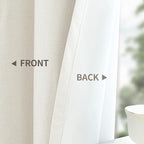 YoungsTex Linen Blackout Curtains 63 Inch Length - Image 6