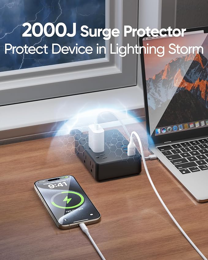 Kakyanill 100W Charging Station, Power Strip - Image 4