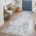Abstract Runner Rug 3x7 Ft Washable Runners by iOhouze