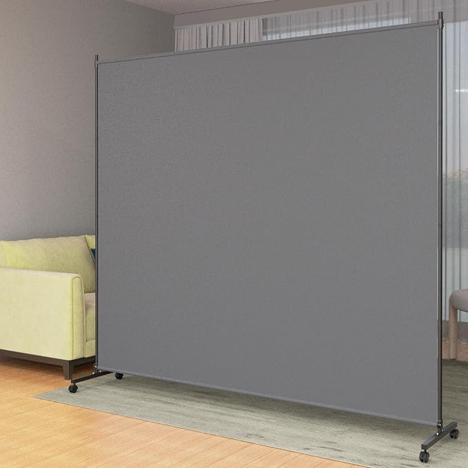 6*6FT Single Panel Room Divider/ Privacy Screen by Unknown