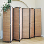 7 Panel Bamboo Room Divider - Image 2