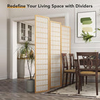 Room Divider Scree 8 Panel, 6Ft Folding Privacy Screen - Image 6