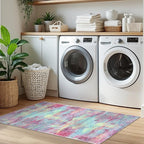 Abstract Runner Rug 2x5 Ft Washable Runners - Image 8