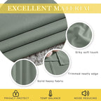 NICETOWN Blackout Sage Green Curtain - Image 4
