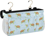 Cartoon Turtles tag8 Bedside Caddy Storage Bag Bedside Organizer by KOPIRIT
