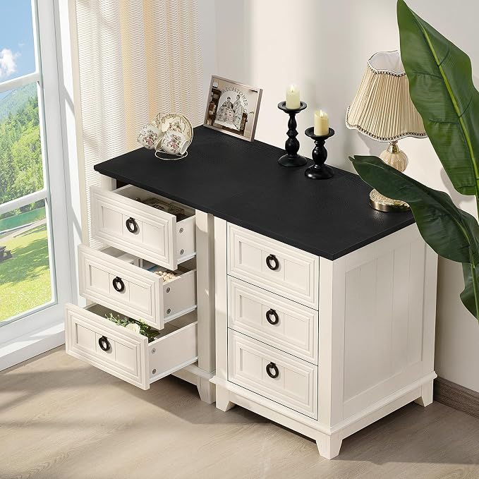 Joaxswe Farmhouse Nightstand Set 2 - Image 4
