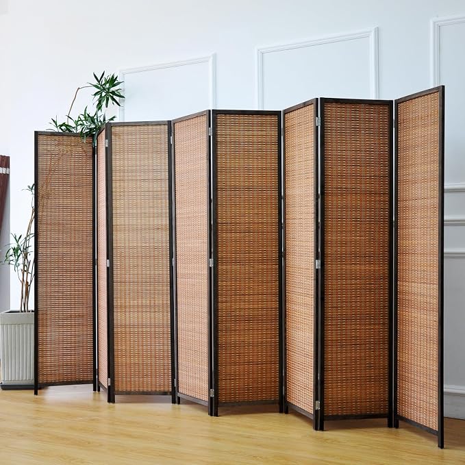 8 Panel Bamboo Room Divider - Image 3