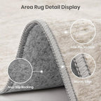 Round Rugs 6ft, Circle Washable Area Rugs - Image 7