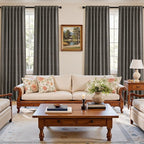 MIULEE 100% Blackout Decorative Linen Curtains - Image 5