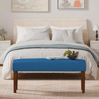 44Inch Bench, Fabric End of Bed Bench, Entryway Benches, Upholstered Bench - Image 3