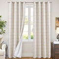 Linen Blackout Curtains by Lajode