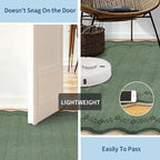 GarveeHome 6x9 Scalloped Area Rug Soft Washable Rug - Image 5