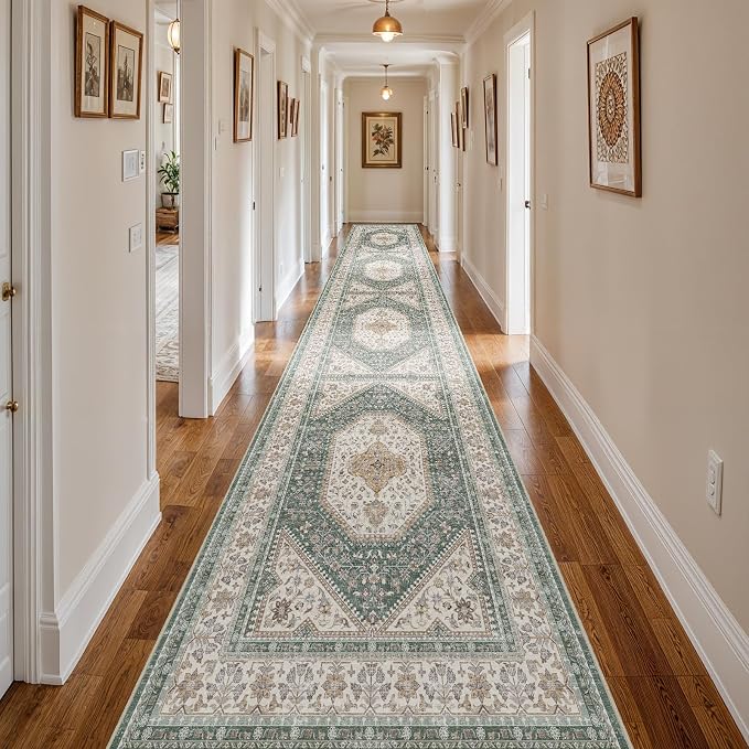 3x20 Washable Hallway Runner Rug - Image 7